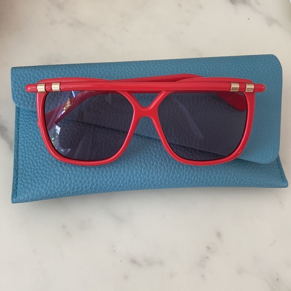 ZIMMERMANN
Stellify Acetate Aviator Sunglasses In Cherry - Picture 4 of 4